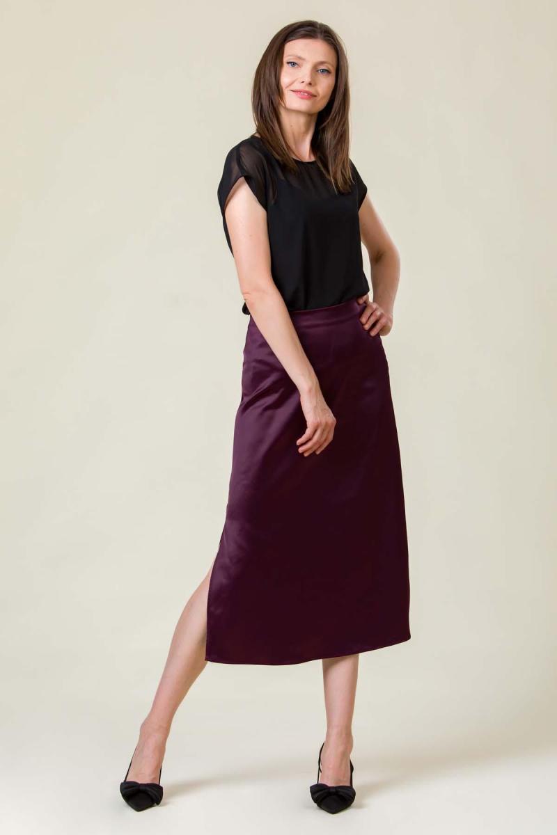 Fusta satin Nicola