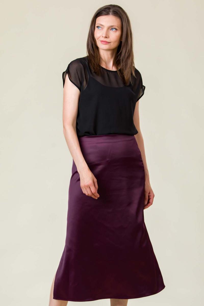 Fusta satin Nicola