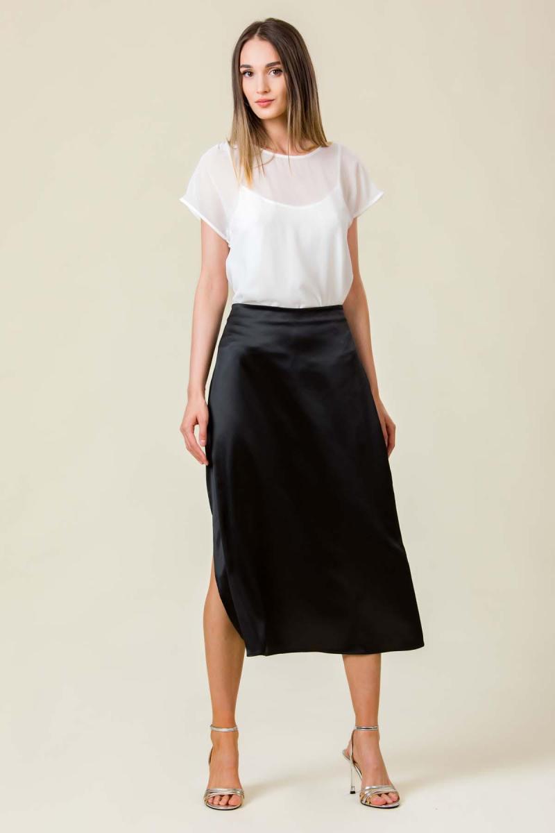 Fusta satin Nicola