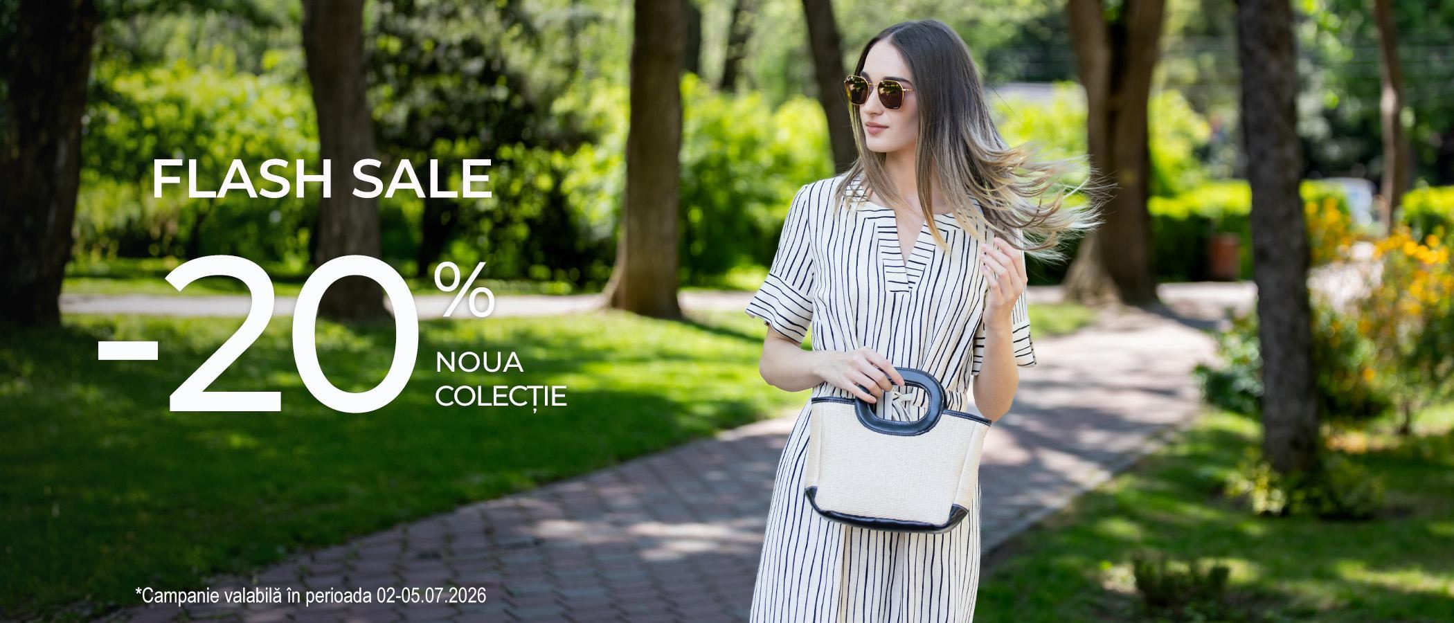 20% reducere pentru produsele din colecția nouă