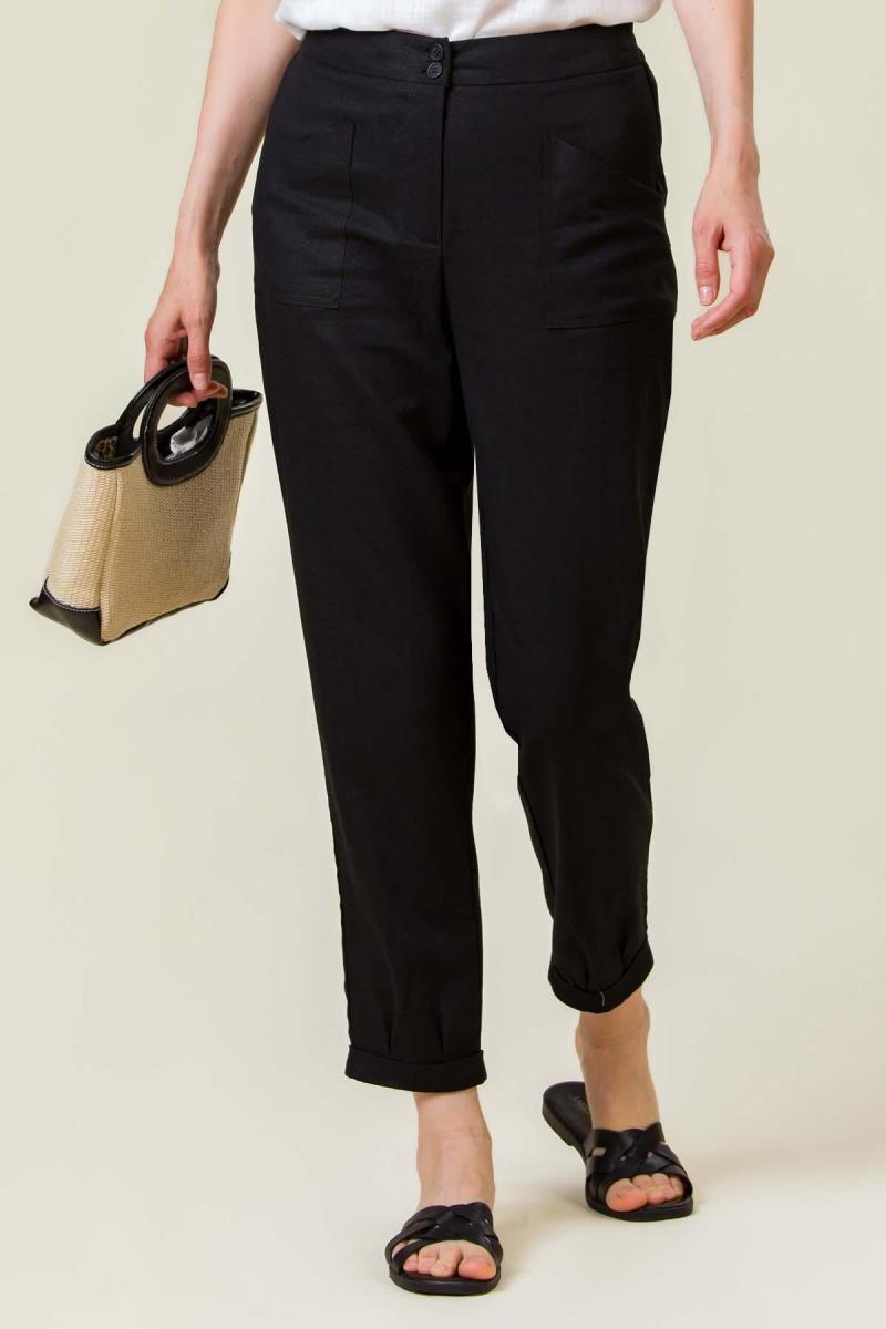 Pantaloni din in Martha