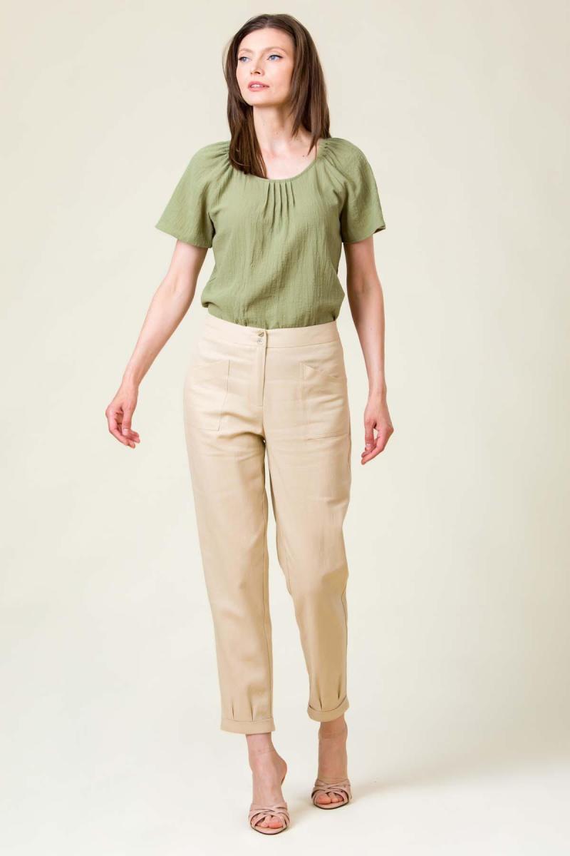 Pantaloni din in Martha
