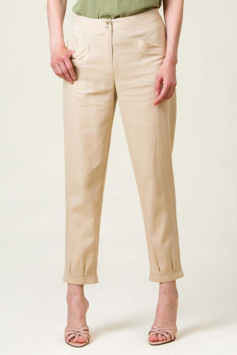 Pantaloni din in Martha